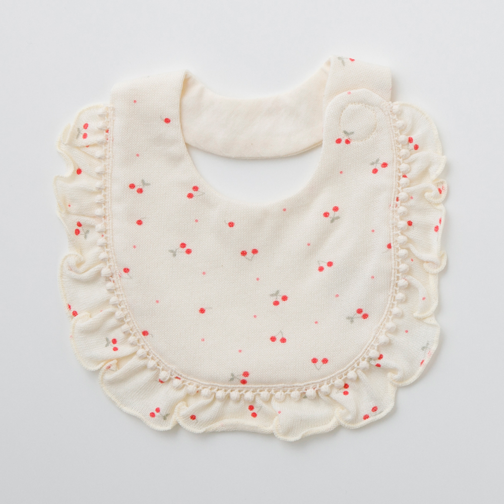 ikujikobo（育児工房）オーガニック吊天竺 スタイ さくらんぼ | Aming