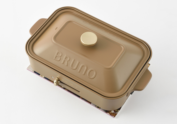 調理家電ブルーノ ホットプレート ブラウン　新品未使用 BURUNO