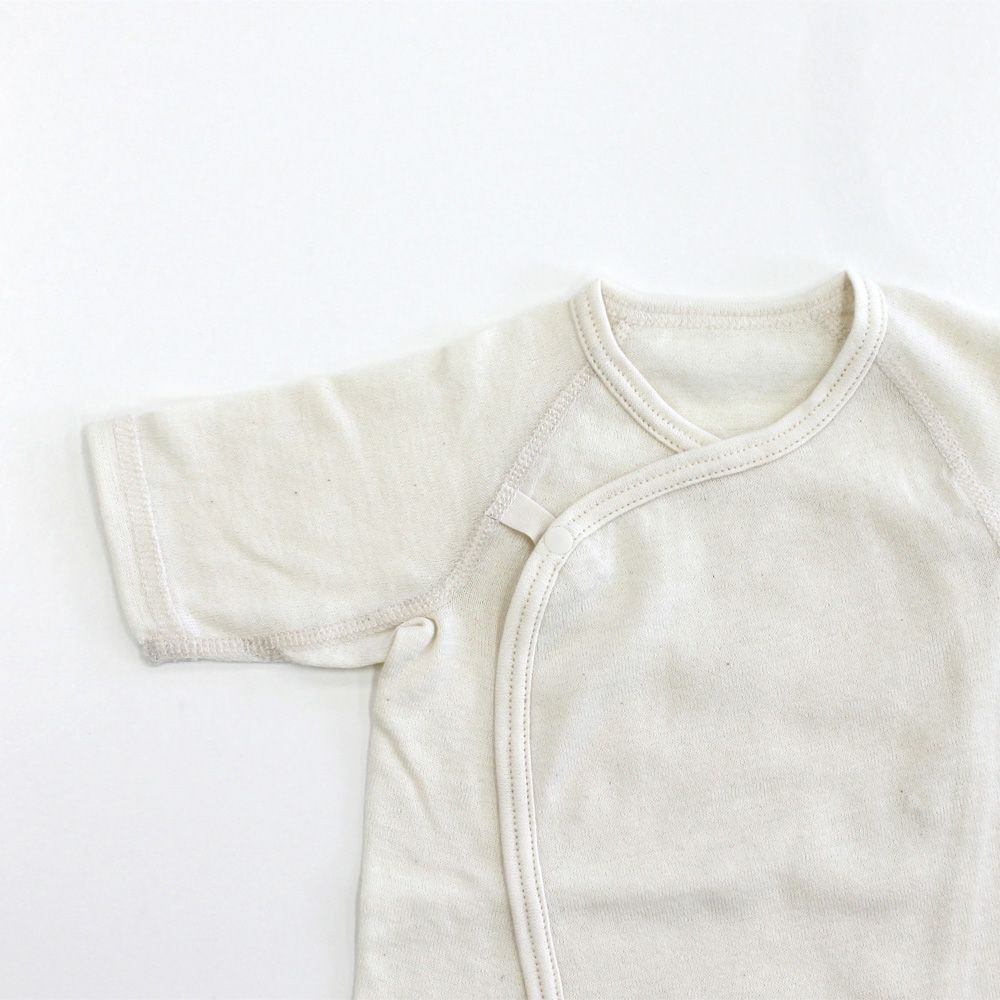 ikujikobo（育児工房）オーガニック吊天竺 コンビオール 生成り無地 （50-70cm）