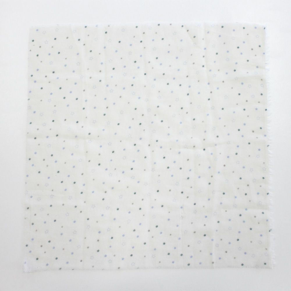 ikujikobo（育児工房）オーガニック知多木綿 ガーゼハンカチ2枚セット ブルー