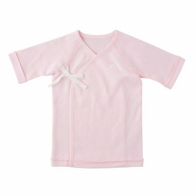 Boribon oeuf（ボリボン ウーフ） エル短肌着 ピンク （50-60cm）