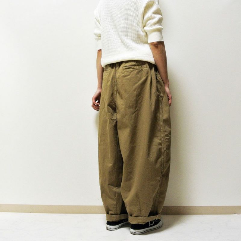 HARVESTY（ハーベスティ） CIRCUS PANTS（サーカスパンツ・チノクロス 