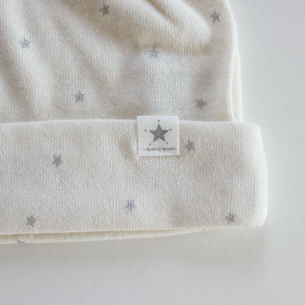 ikujikobo（育児工房）オーガニック吊天竺 帽子 シルバースター（40-42cm）