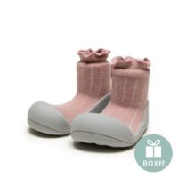 Attipas（アティパス）ベビーシューズ Pom-Pom Pink （11.5/12.5cm）【ボックス入り】