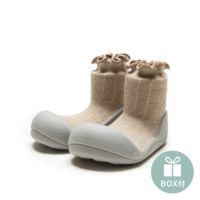 Attipas（アティパス）ベビーシューズ Pom-Pom Beige （11.5/12.5cm）【ボックス入り】