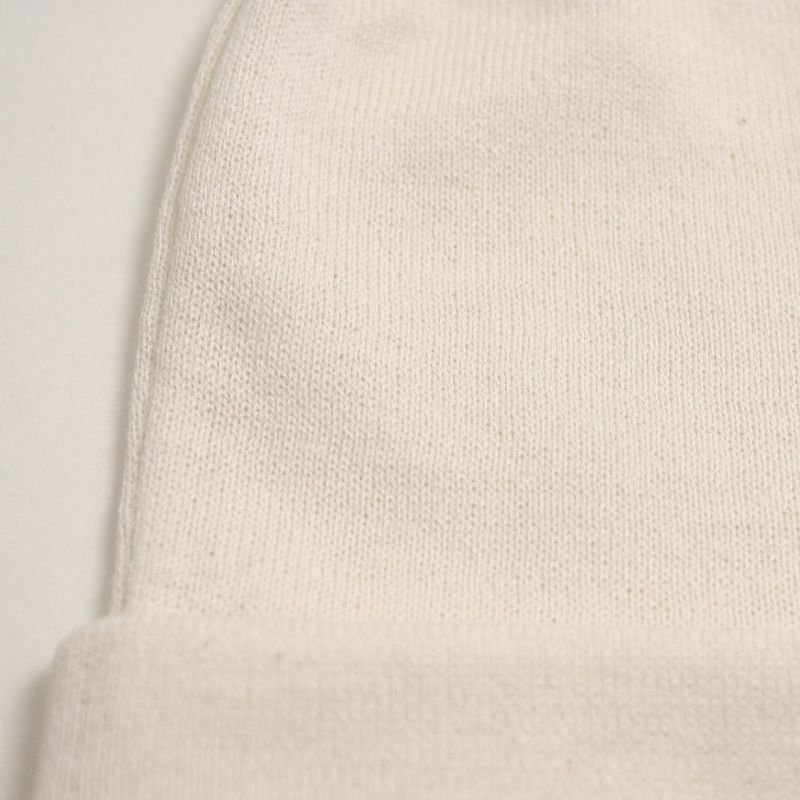 ikujikobo（育児工房）オーガニック吊天竺 帽子 リバティ アイボリー （40-42cm）