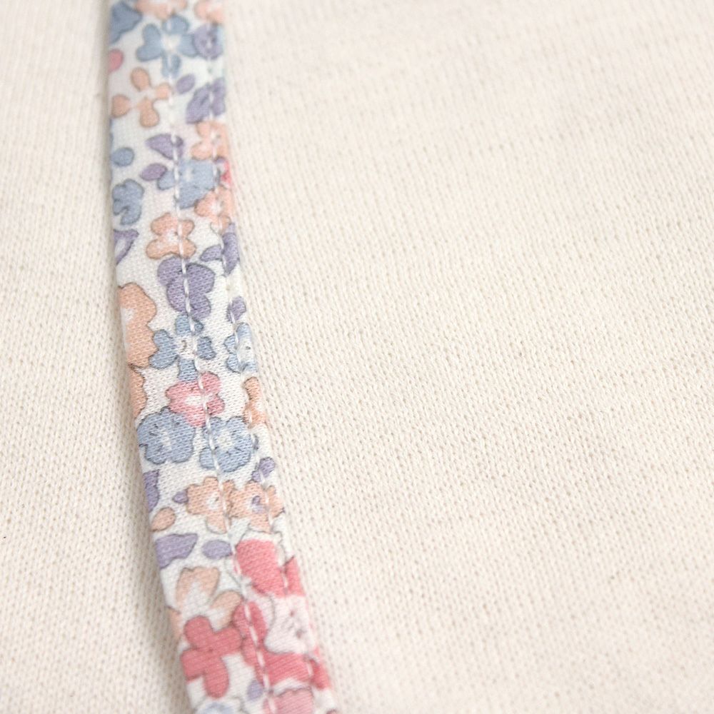 ikujikobo（育児工房）オーガニック吊天竺 コンビオール リバティ アイボリー（50-70cm）