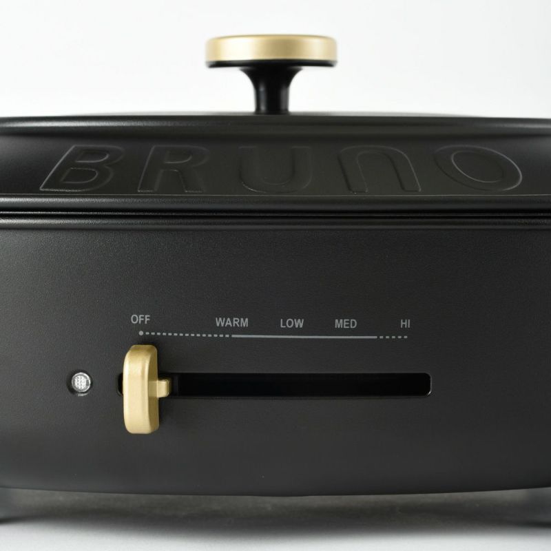 BRUNO Oval Hot Plate ブラック BRUNO（ブルーノ） オーバルホットプレート | Amingオンライン