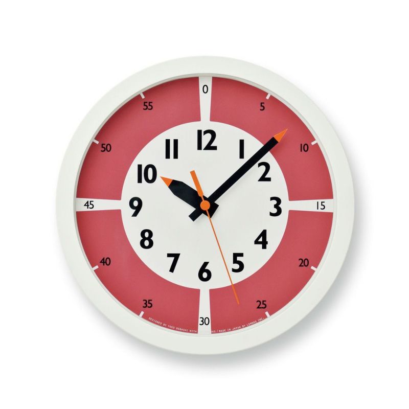 Lemnos（レムノス） fun pun clock with color!（ふんぷんくろっ