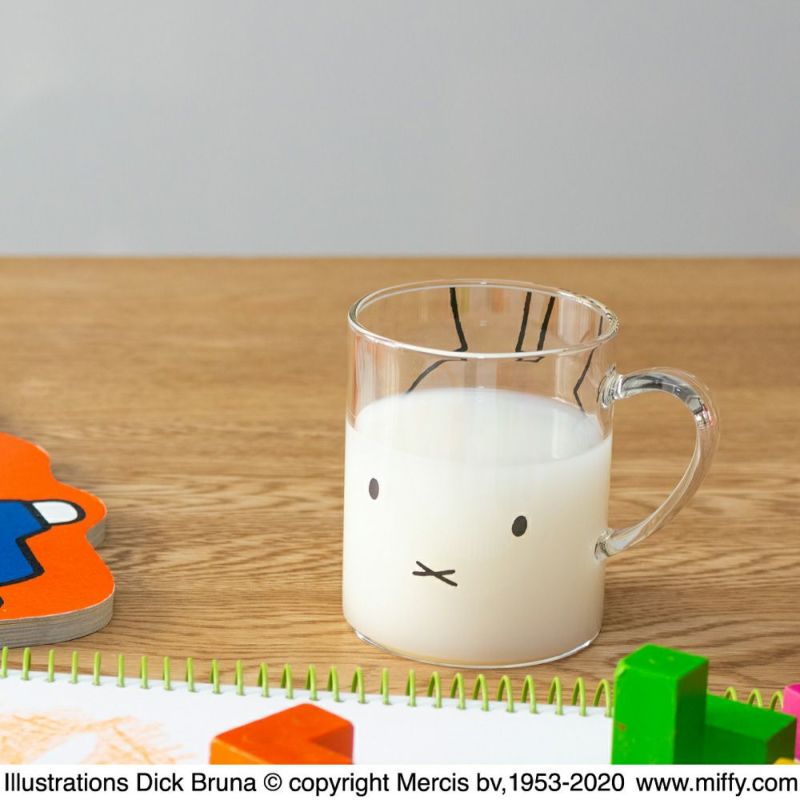 ミッフィー 耐熱ガラスマグ MIFFY HEAT RESISTANT GLASS MAG 【ボックス入り】 全3種 | Amingオンラインショップ