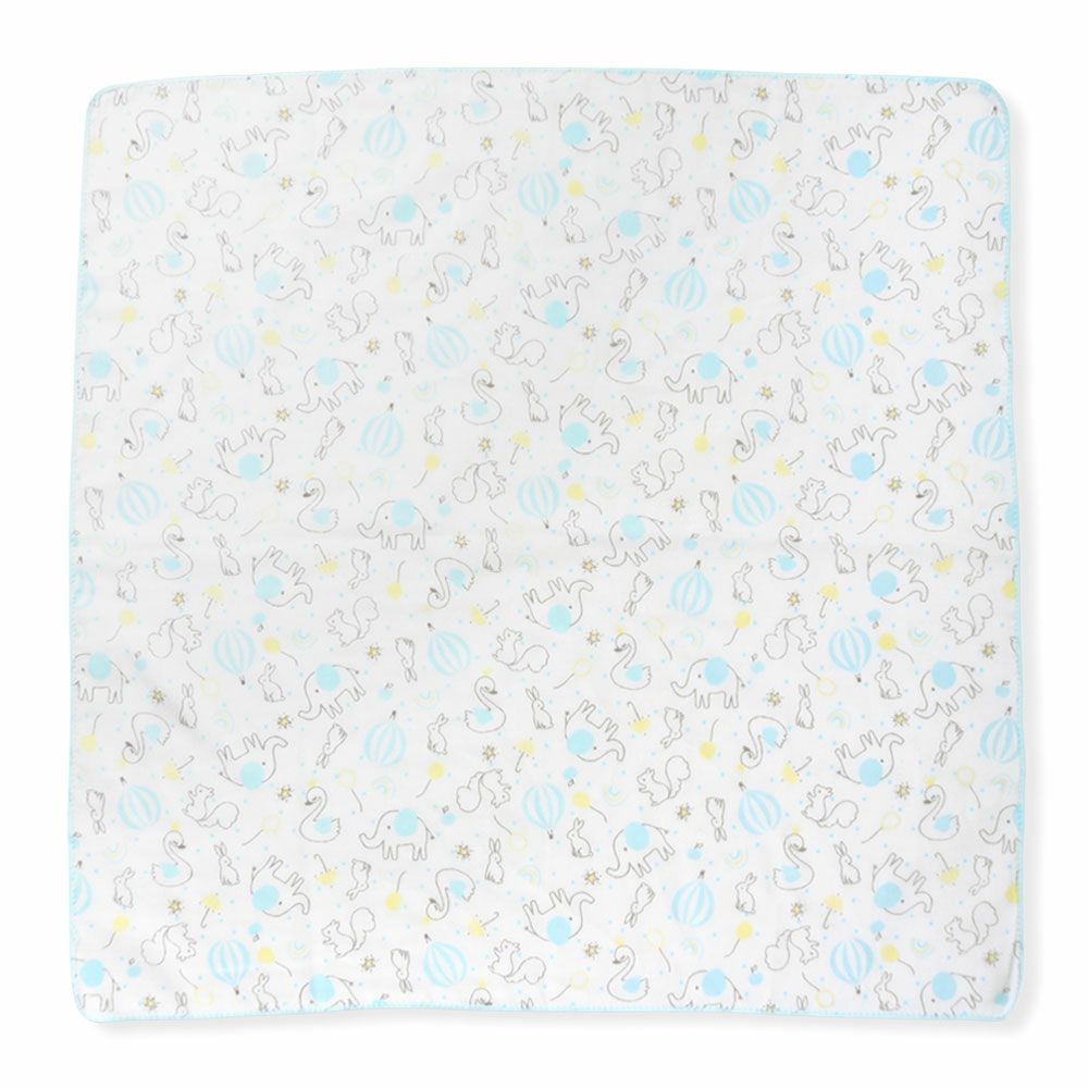 Boribon oeuf（ボリボンウーフ） トロンプガーゼマルチケット ブルー