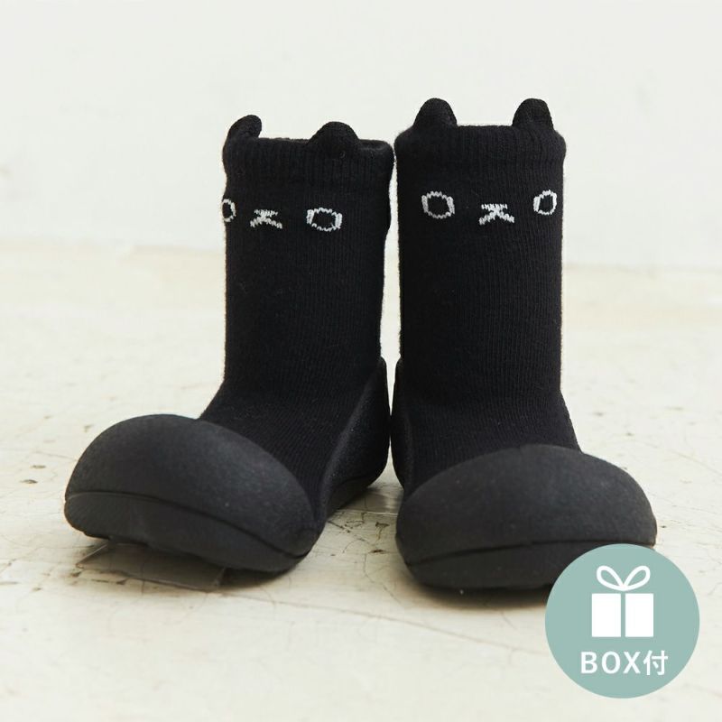 aboo（アブー） くろねこアティパス （11.5/12.5cm）【ボックス入り】