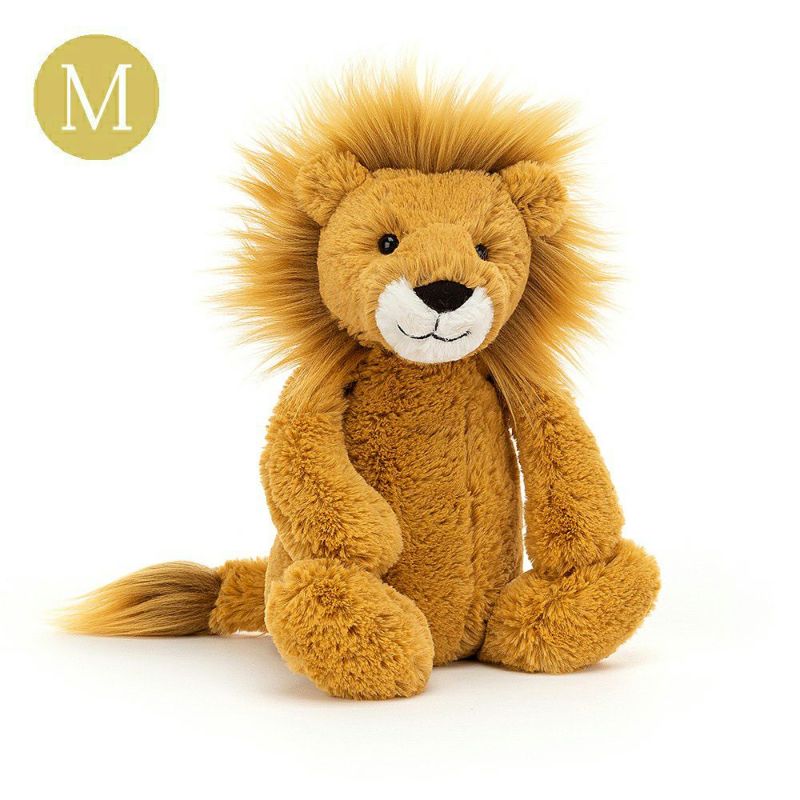 Jellycat ジェリーキャット Bashful バッシュフル シリーズ ぬいぐるみ ライオン Bashful Lion Medium Amingオンラインショップ