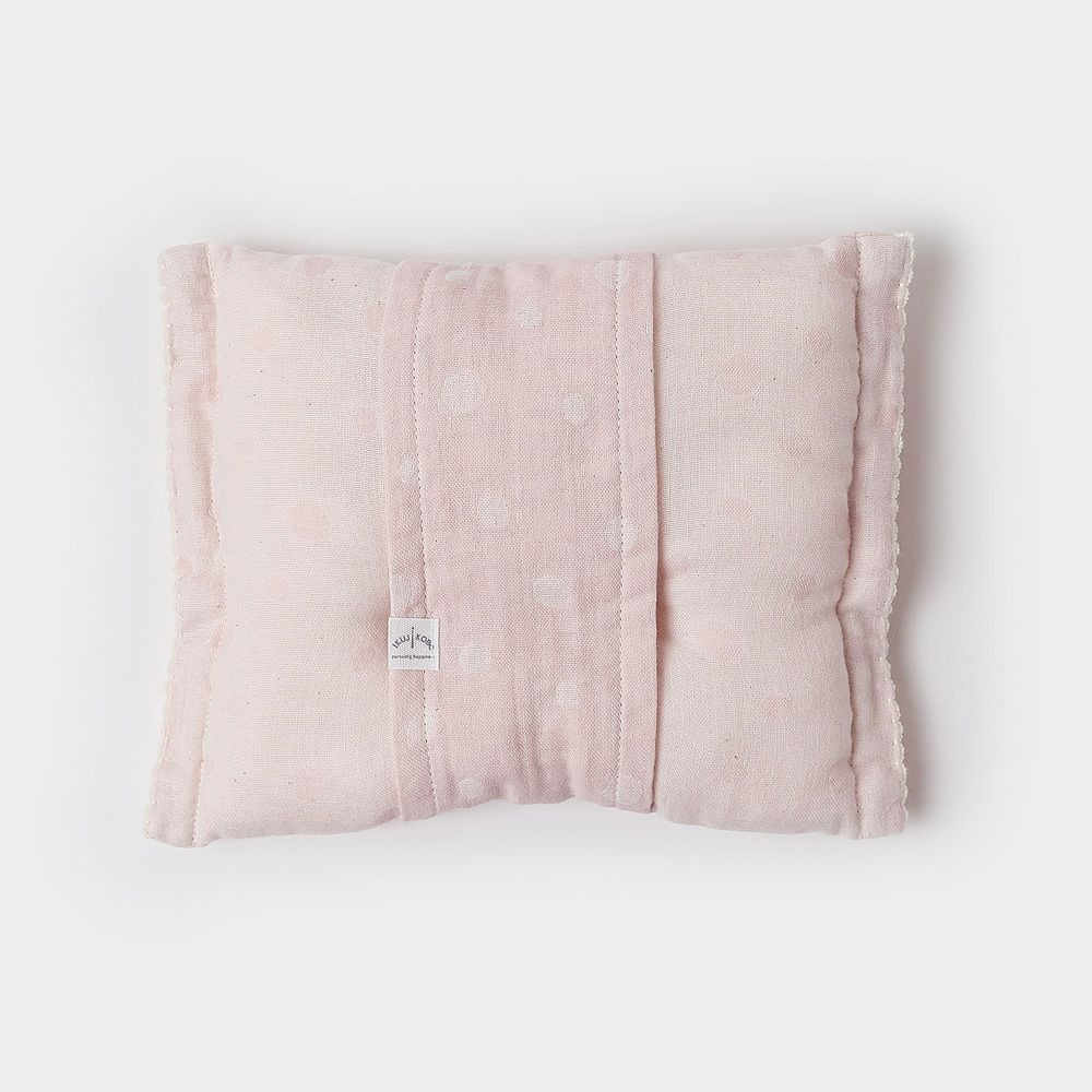 ikujikobo（育児工房）オーガニック二重織ガーゼ 水玉 授乳用マクラ ピンク