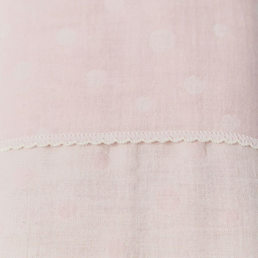 ikujikobo（育児工房）オーガニック二重織ガーゼ 水玉 ガーゼケット ピンク