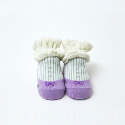 Cream Chantilly（クリームシャンティ） ふわふわバレエソックス（9-12cm）パープル