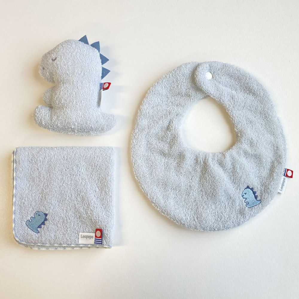 Leapepe （レアペペ）今治タオル スタイ&ラトル&ハンカチセット