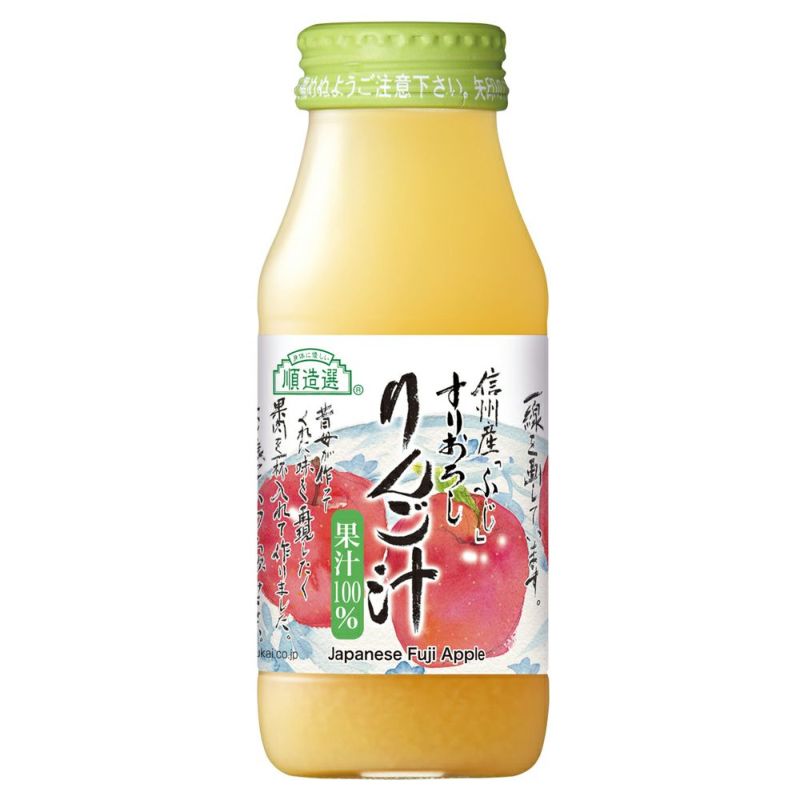 マルカイ順造選 すりおろしりんご汁 180ml