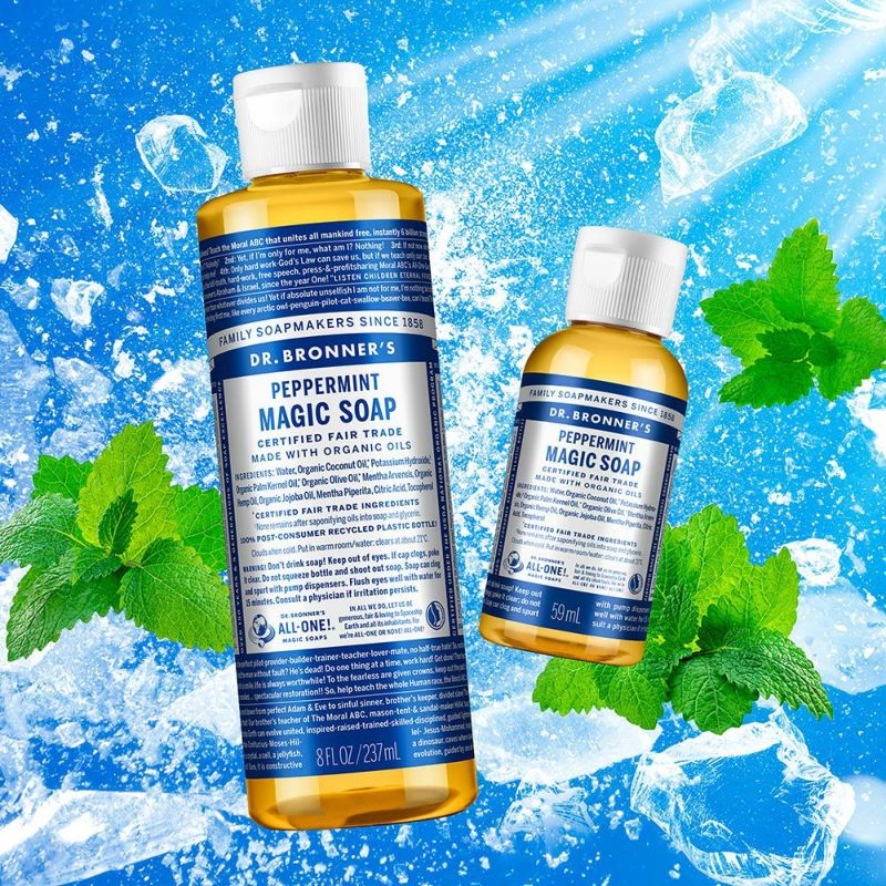 DR.BRONNER'S（ドクターブロナー） マジックソープ ペパーミントセット 