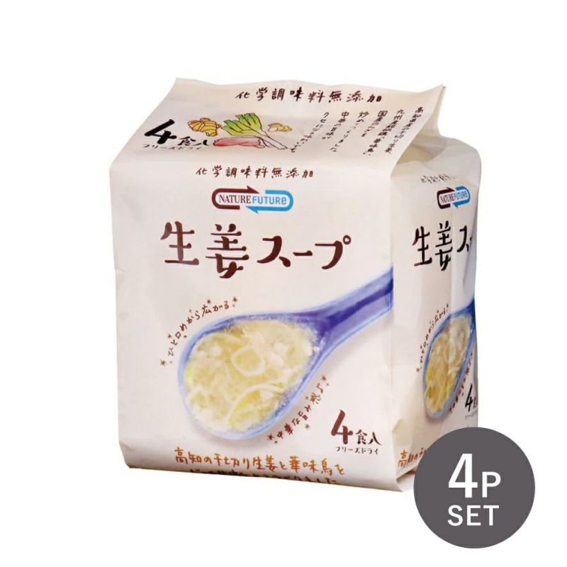NATURE FUTURe（ネイチャーフューチャー） 生姜スープ4食入り