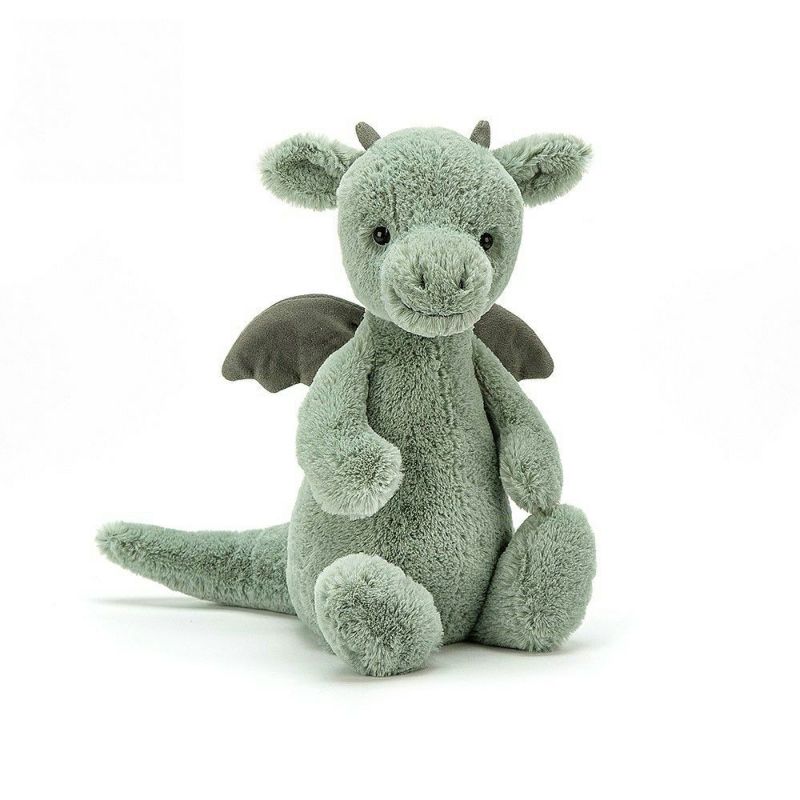 JellyCat（ジェリーキャット）＜Bashful（バッシュフル）シリーズ＞ぬいぐるみ ドラゴン Bashful Dragon Medium |  Amingオンラインショップ