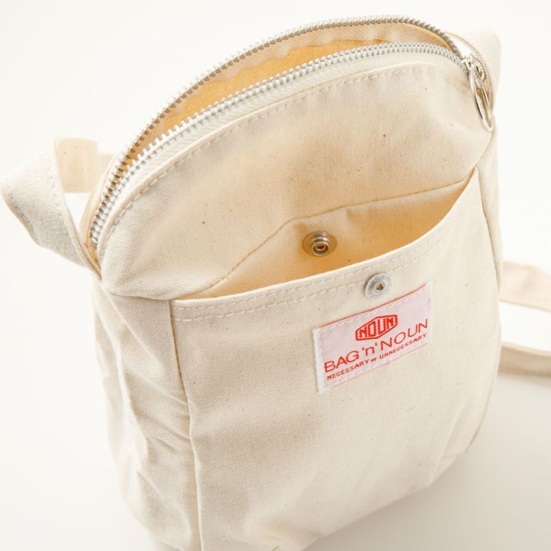 良品　バッグンナウン　POCHETTE　ショルダーバッグ　キャンバス　斜め掛　茶 BAG'n'NOUN(バッグンナウン) POCHETTE MINI ポシェットミニ