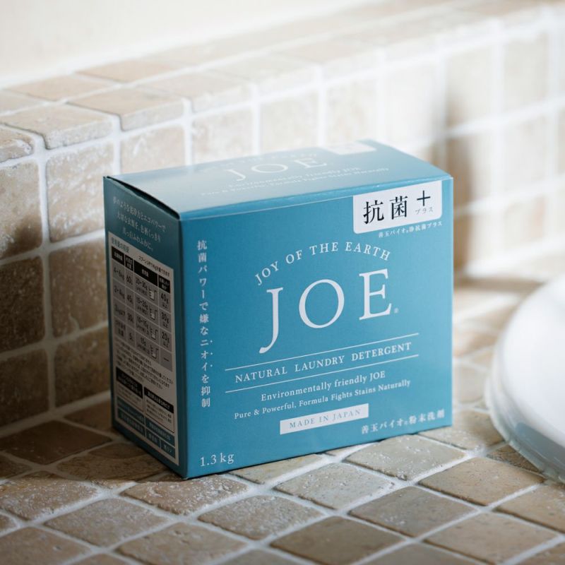 善玉バイオ®粉末洗剤 浄 JOE 抗菌プラス 1.3kg 専用スプーン付き