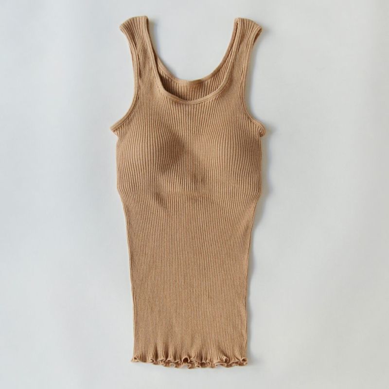 天衣無縫（てんいむほう） リブカップ付きタンクトップ | Aming