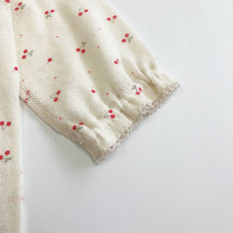 ikujikobo（育児工房） プチドレス さくらんぼ （50-70cm