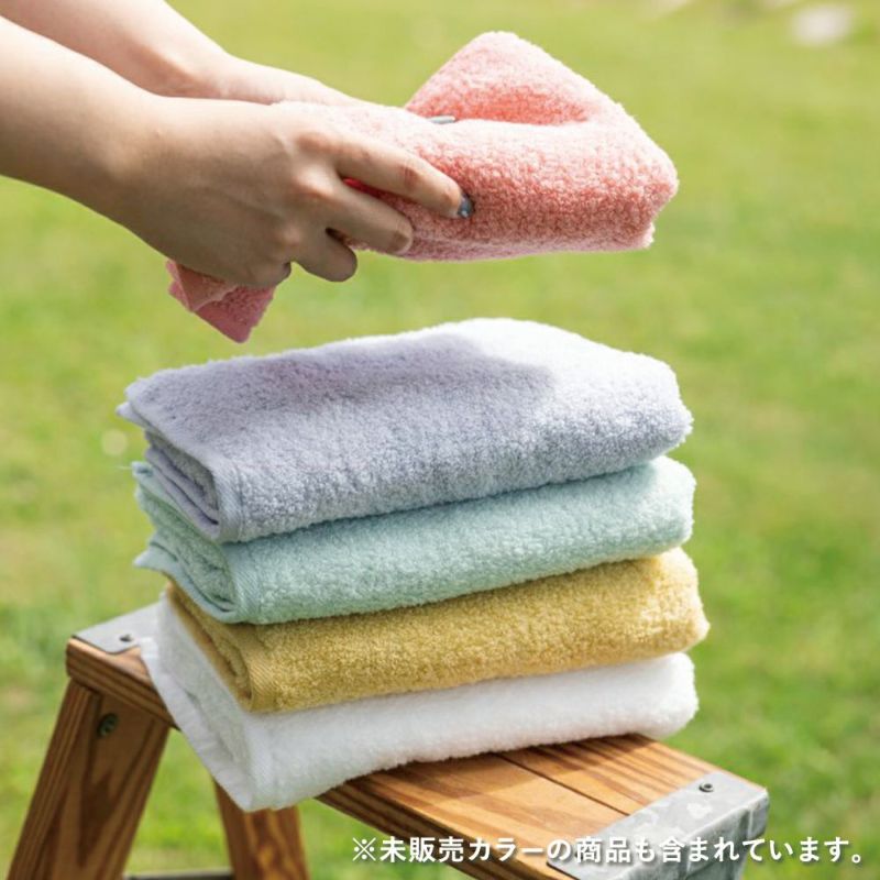 おぼろタオル 素肌が微笑む フェイスタオル 【ギフト巾着入り