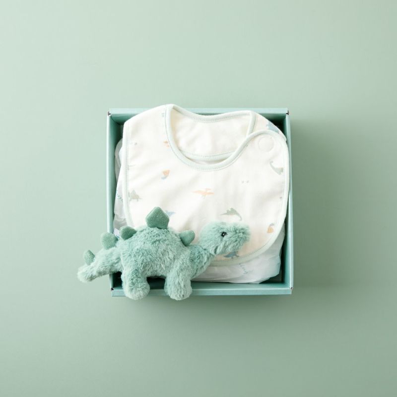 出産祝い ギフトセット】 恐竜だいすき！スタイとぬいぐるみのギフト