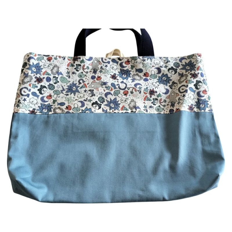ikujikobo（育児工房）リバティレッスンバッグ ブルー | Aming