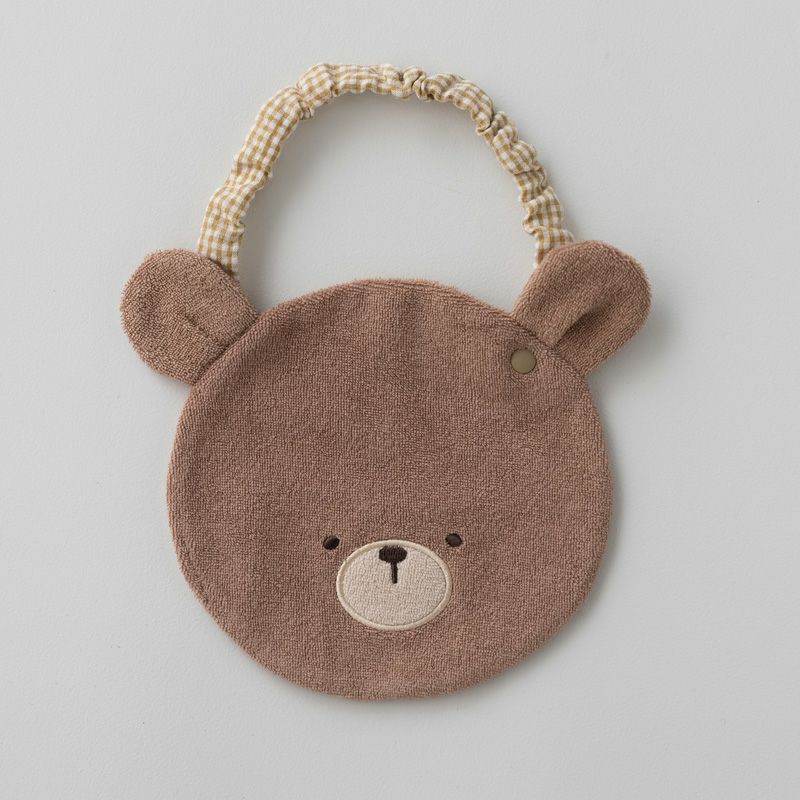 ♡アニマル刺しゅう ふかふかまんまる スタイ♡ ♡アニマル刺しゅう ふかふかまんまる スタイ♡