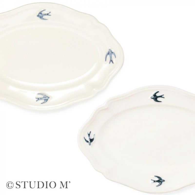 ♡スタジオえみる♡オーダー studio m'（スタジオ エム） アーリーバード オーバルプレートL