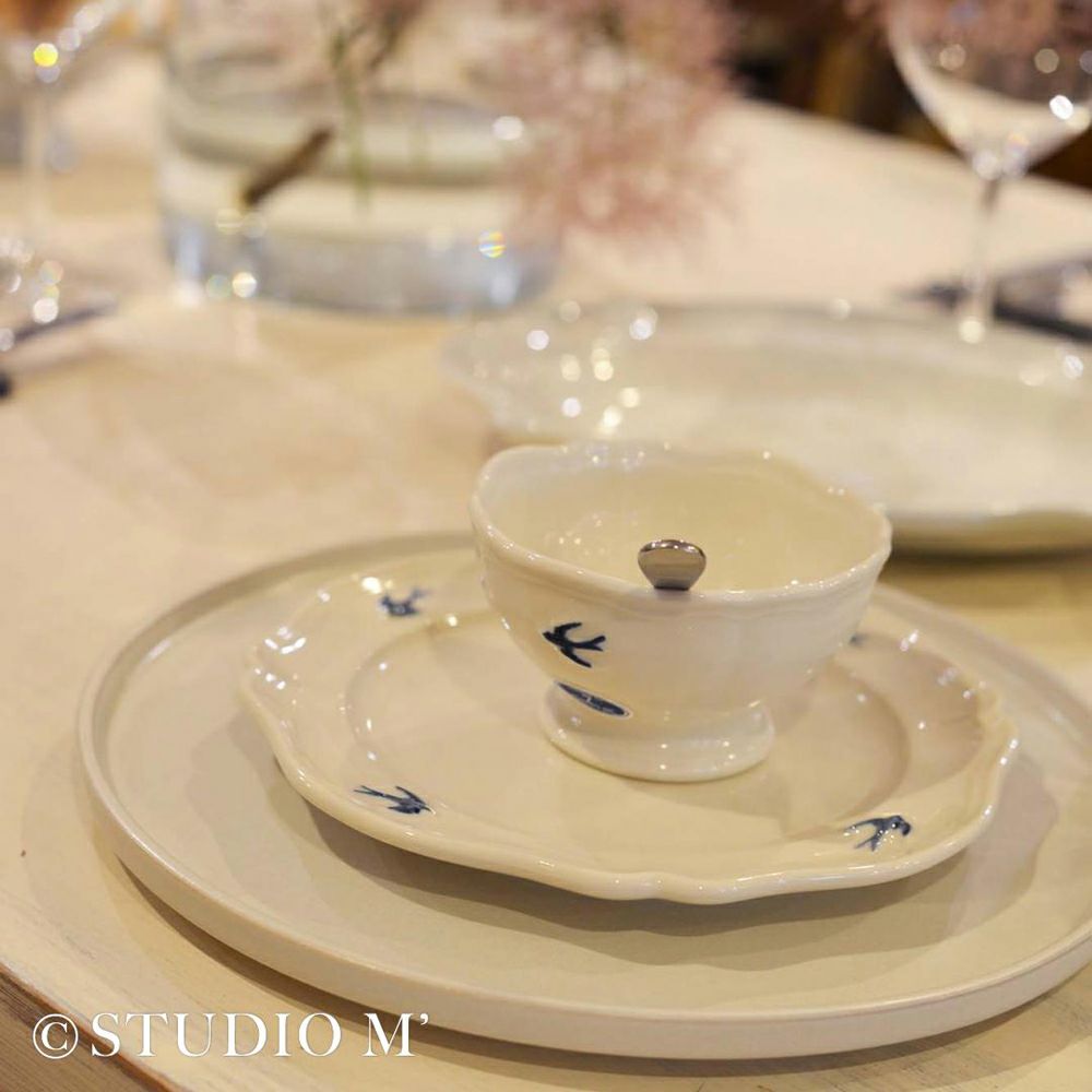 スタジオエム　アーリーバード　ラウンドプレートL 4枚セット スタジオエム アーリーバード ラウンドプレート L ( STUDIO M