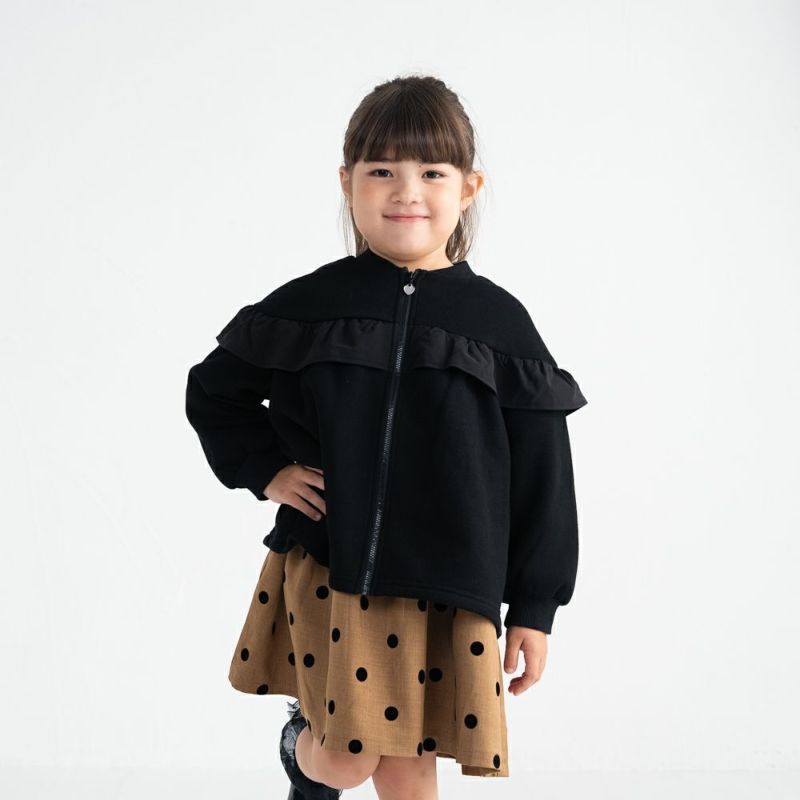 2025AW】FRENCH Aming（フレンチアミング） ラウンドフリルブルゾン