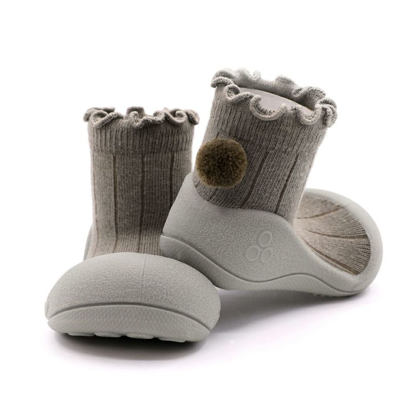 Attipas（アティパス）ベビーシューズ Pom-Pom Khaki （11.5/12.5cm